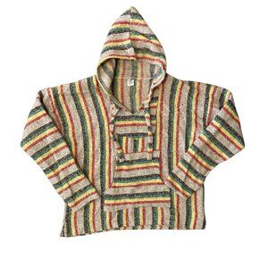 Unisex ARTESANIA MICKEY Baja Hoodie Sweatshirt RASTA Soft Brushed Lining XL